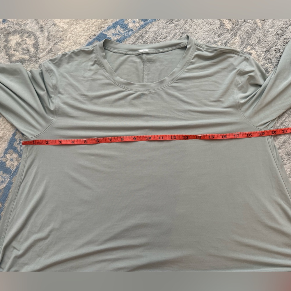 Lululemon Modal Relaxed-Fit Lounge Long-Sleeve Shirt Jade Grey - Picture 7 of 7
